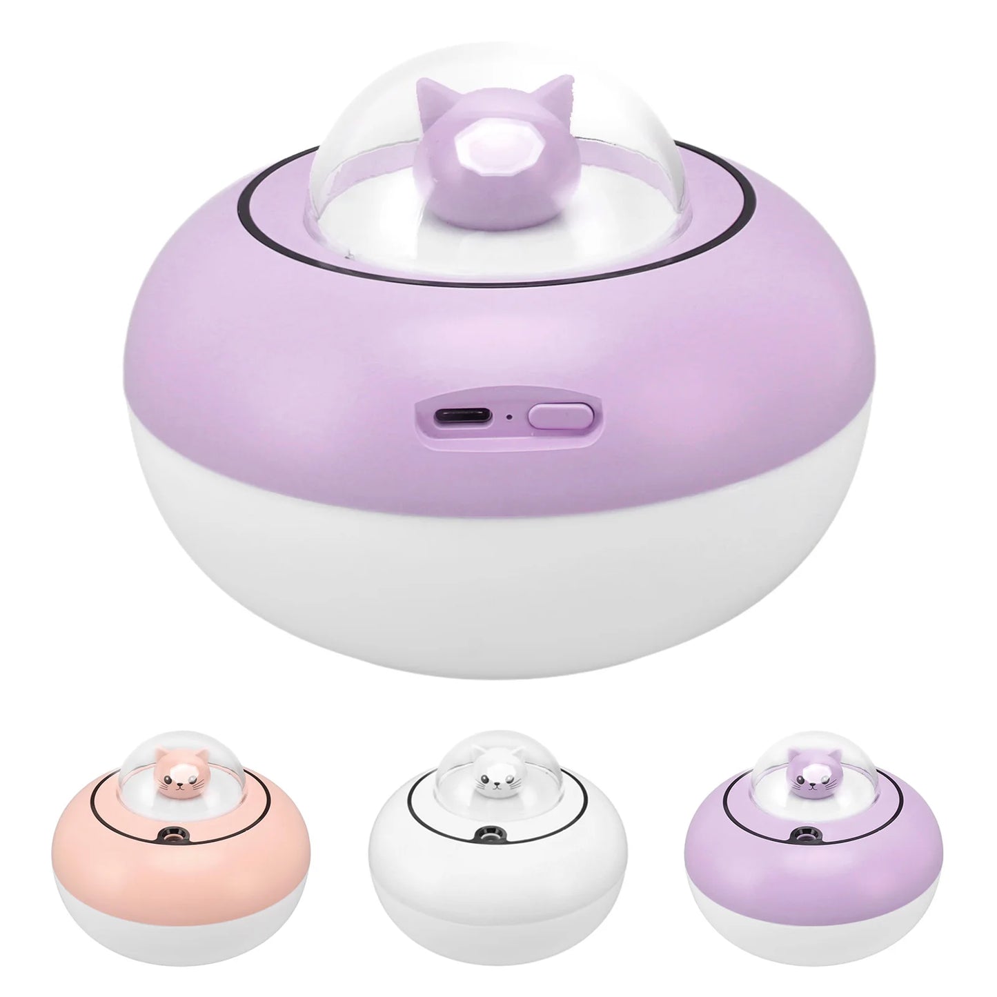 Humidifier Humidifier Cute Cat Sculpture Portable Quiet Desktop Air Humidifier for Home USB Plug in Humidifier