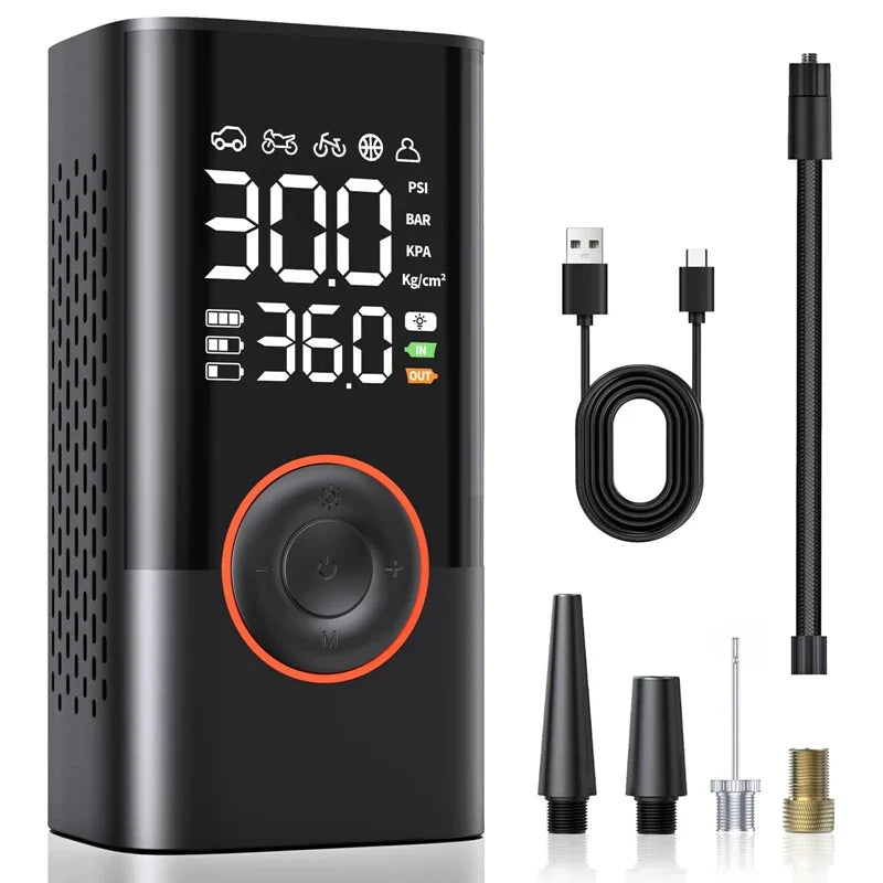 1pc Wireless Car Air Compressor Air Pump Electric Tire Inflator Pump for Motorcycle Bicycle Boat AUTO Tire Balls Inflatable