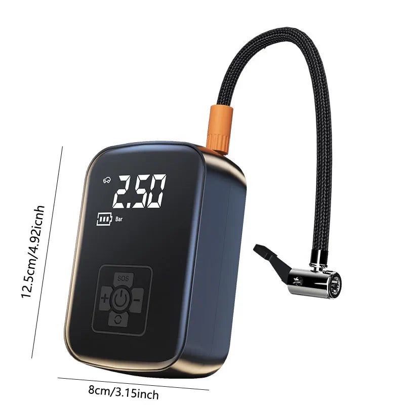 1pc Wireless Car Air Compressor Air Pump Electric Tire Inflator Pump for Motorcycle Bicycle Boat AUTO Tire Balls Inflatable