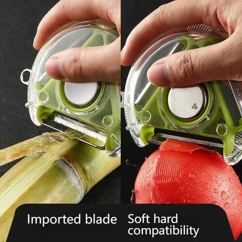 3 In 1 Multifunctional Peeler Vegetable Fruits Peeler Shredded Peeling Artifact Household Kitchen Tool Accessories