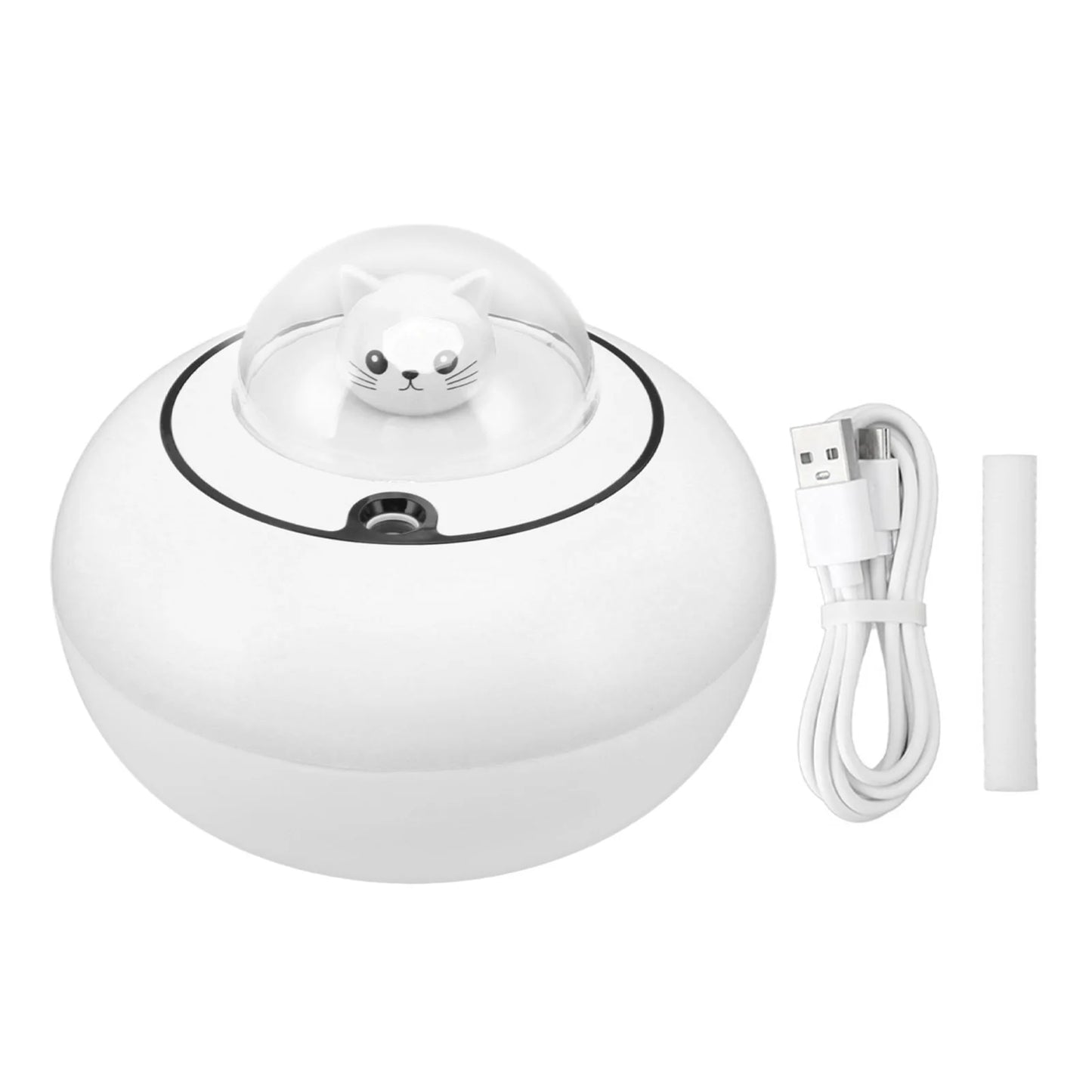 Humidifier Humidifier Cute Cat Sculpture Portable Quiet Desktop Air Humidifier for Home USB Plug in Humidifier