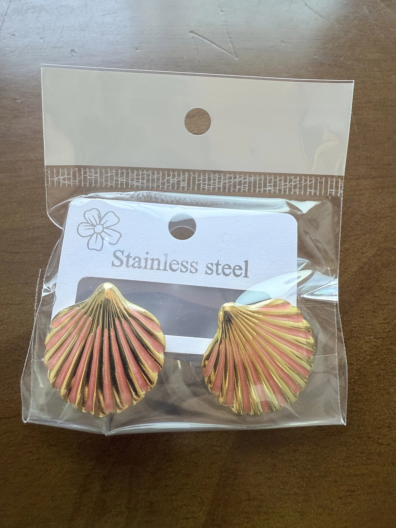 Creative Arc Fan-Shaped Stud Earrings, Stainless Steel Simple Unique Luxurious Drip Design, Casual Style, All Seasons
