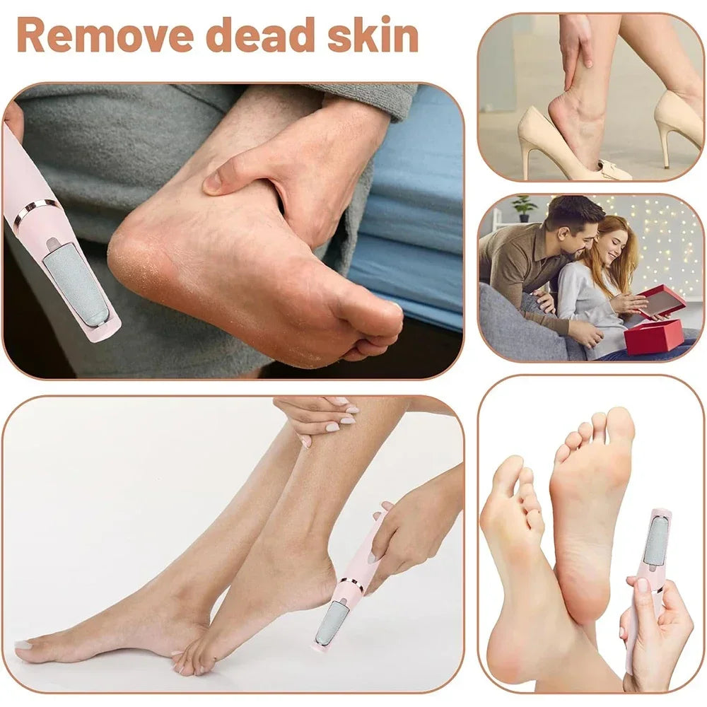 Rechargeable Electric Callus Remover for Feet 、Portable Foot Callus Remover Waterproof Profess Pedicure Foot File Pedicure Tool
