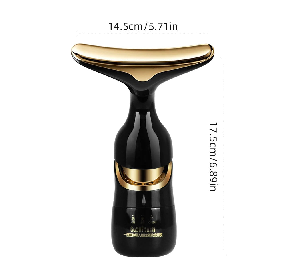3 In 1 Facial Lifting Massager Electric Beauty Device for Neck Eye Face Beauty Skin Tightening Machine Anti Aging Skin Care