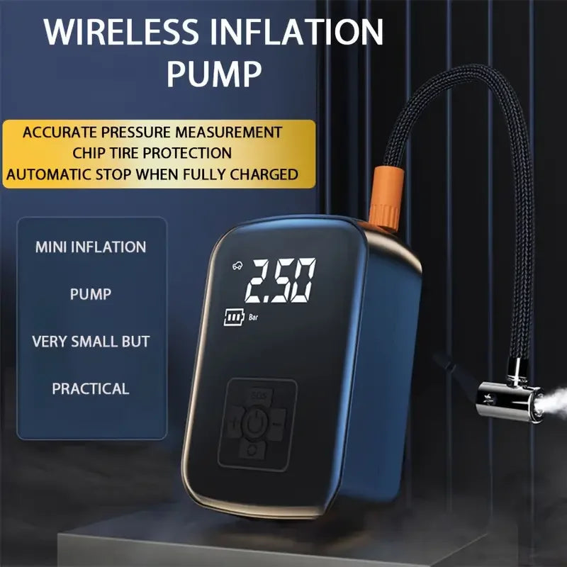 1pc Wireless Car Air Compressor Air Pump Electric Tire Inflator Pump for Motorcycle Bicycle Boat AUTO Tire Balls Inflatable