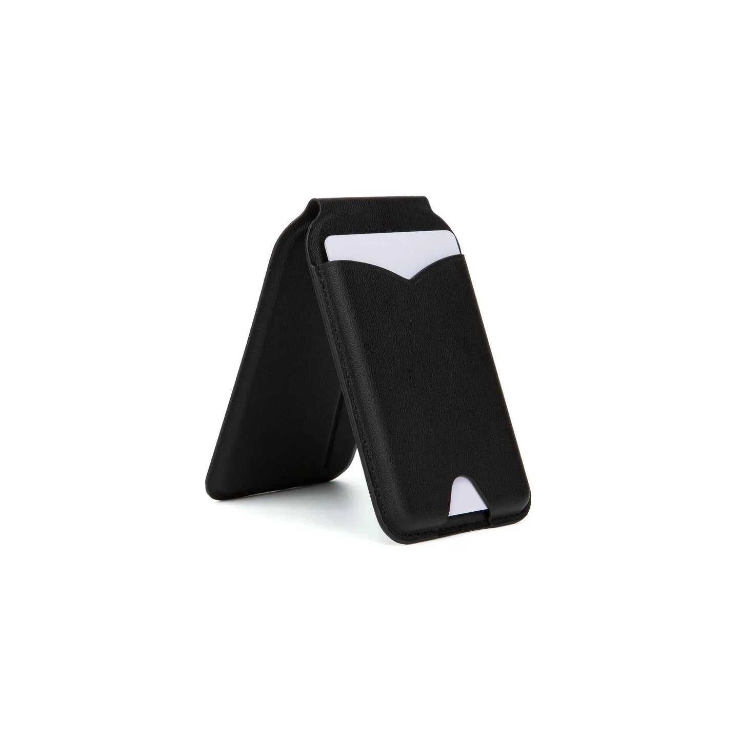 एप्पल आईफोन १६ १५ १४ १३ शृङ्खलाको लागि घुमाउने शाफ्ट मिरर र म्यागसेफ फोल्डिङ कार्ड झोलाको साथ चुम्बकीय होल्डर