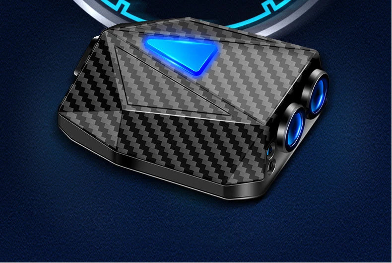 D2 Novelty LED Car Night Light Dynamic Cartoon Projector Lamp Rechargeable Car Door Atmosphere Warning Light Anime Decor Lamp