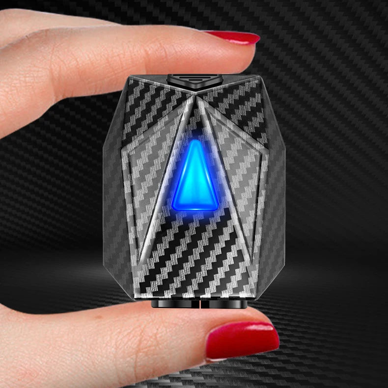 D2 Novelty LED Car Night Light Dynamic Cartoon Projector Lamp Rechargeable Car Door Atmosphere Warning Light Anime Decor Lamp