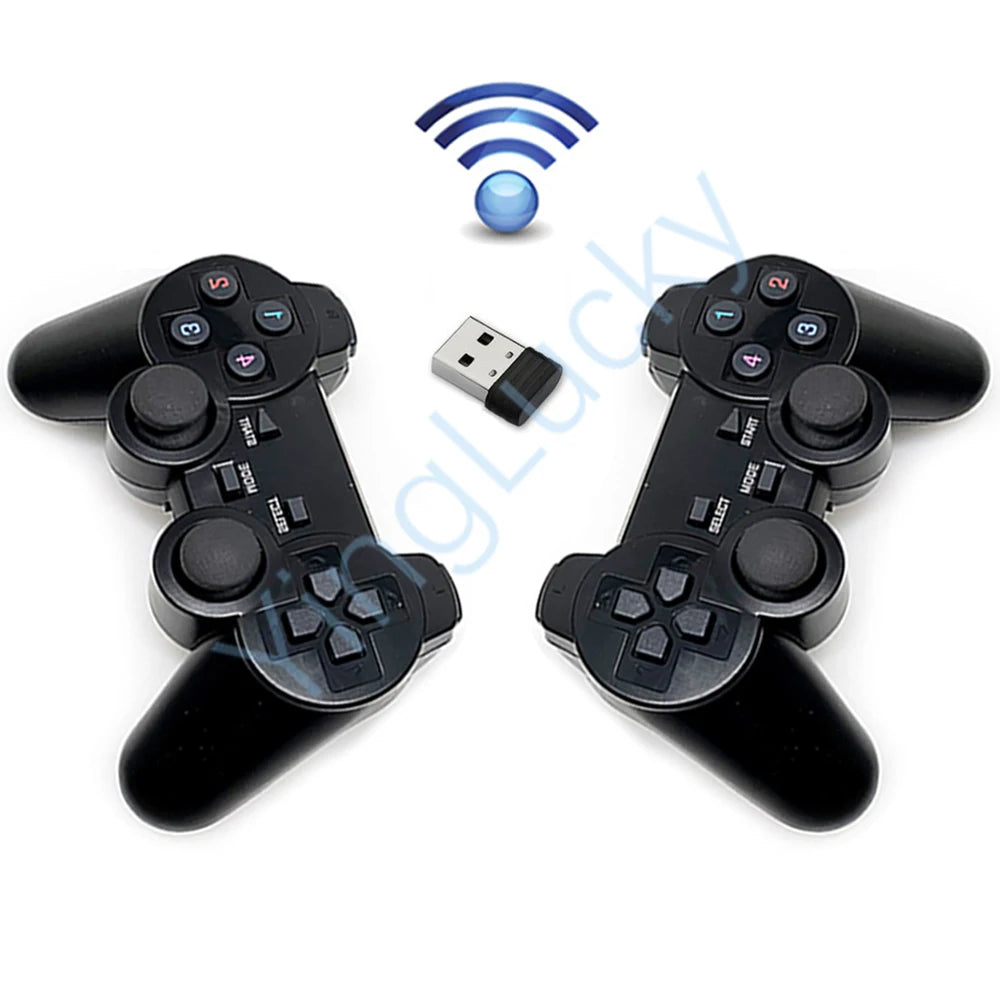 New Double Wired Wireless Joypad For Pandora Box 3D Pandora's DX Gaming Controller Arcade Board PC Computer USB Wireless Gamepad