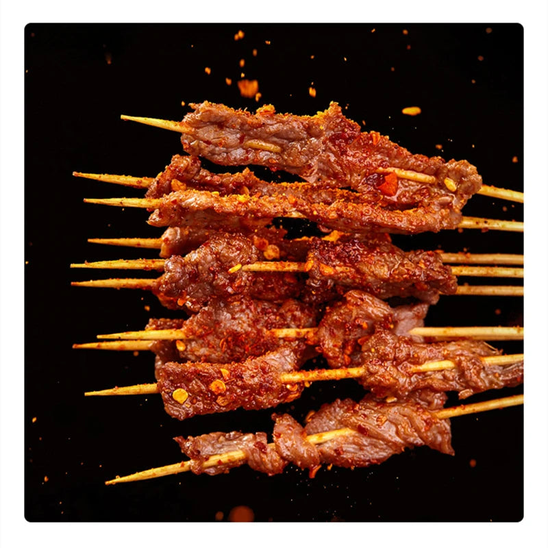 Meat Cutter String Meats 49 Grids Rotisserie Lamb Beef Barbecue Skewer Outdoor Camping Kebab Kitchen Accessories BBQ Tools