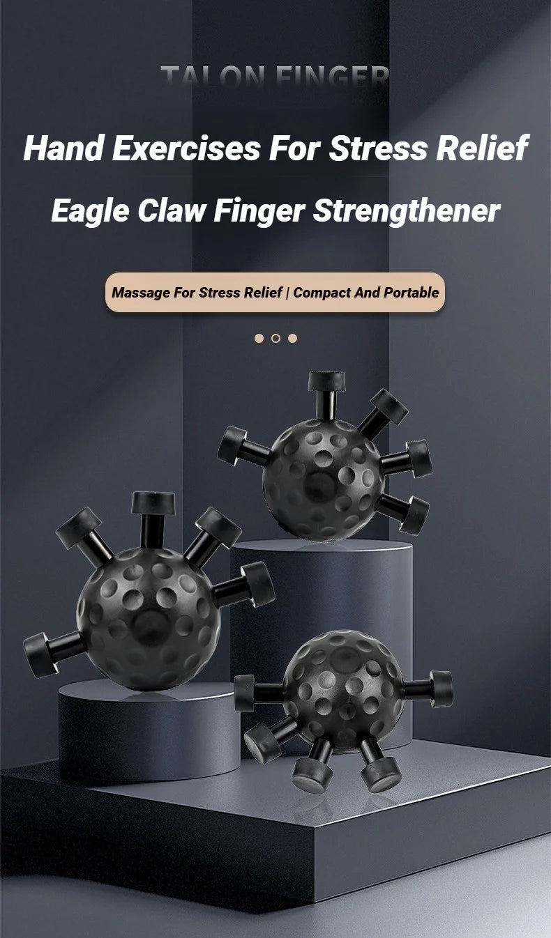 Finger Hand Strengthener Ergonomic Ball Gripper Exerciser Anti Slip For Musicians Athletes Strengthening Finger Exerciser