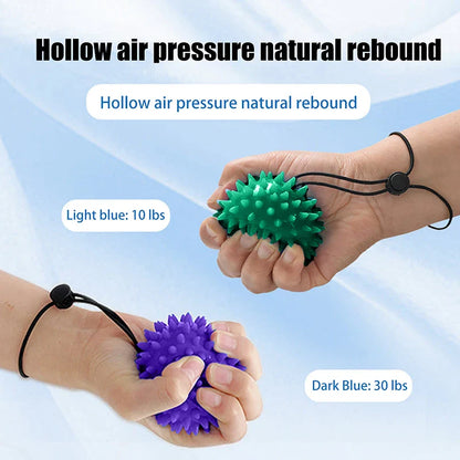 1PC Hand &amp; Foot Relaxation Massage Ball; Soft Thorn Grip Enhancing Rehabilitation Tool