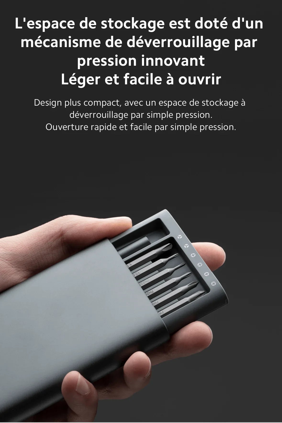 Xiaomi Mijia Precision Screwdriver Set Household Multi-function Repair Disassembly Tool Magnetic Suction Head Aluminum Alloy Box