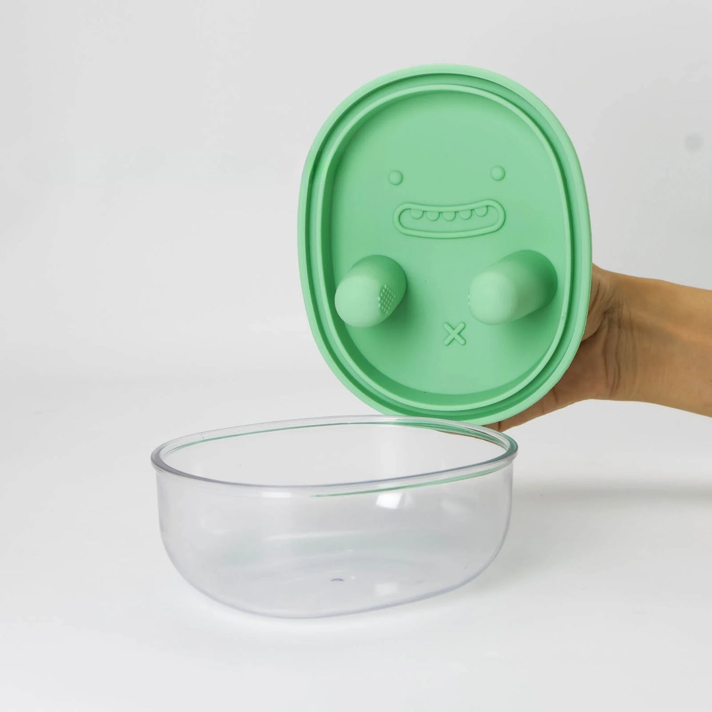 पोर्टेबल क्याम्पिङ कुकी स्न्याक भण्डारण बक्स बहुकार्यात्मक बाहिरी सिलिकन ढक्कन नन-स्टिक घरेलु भान्सा भण्डारण आयोजक