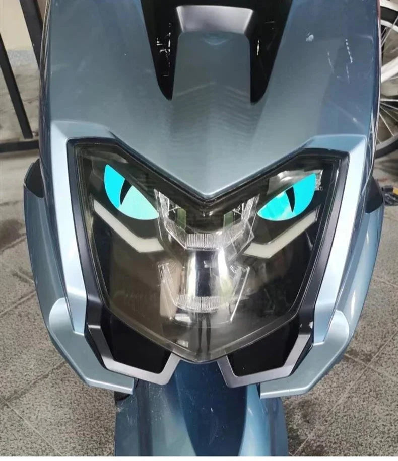 3D Devil's Eye Luminous Stickers, Motorcycle Helmets Sticker, Night Light Decor,Car Reflective Stickers, Stickers for KTM, Honda