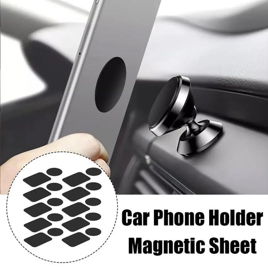 Round 40 Square 45*65mm Black Magnetic Guide Sheet Iron Scratches Sheet Square Patch Magnetic Magnetic Iron Support J0F3