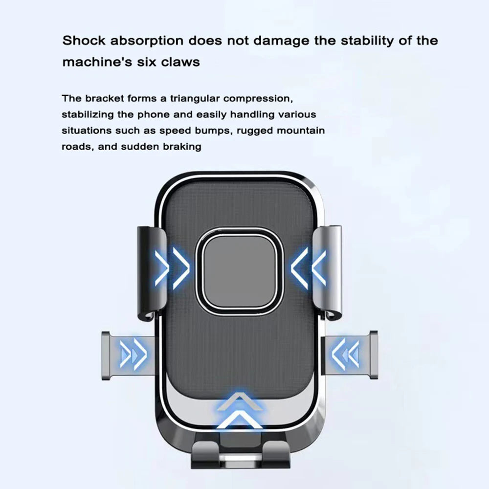 Bike Phone Holder Motorcycle Fast Locking Rotatable MTB Phone Mount Shockproof Phone Holder