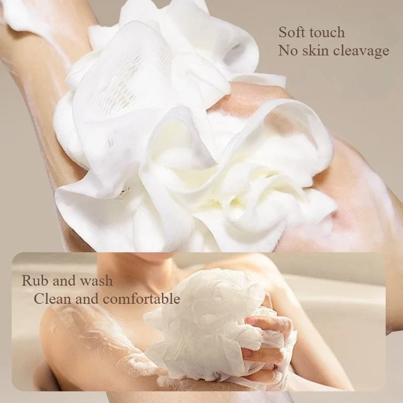 Bath Sponge 2 In 1 Body Sponge With Soap Pouch Multifunctional Bathroom Accessories For Skin Care Daily Use Travel Spa
