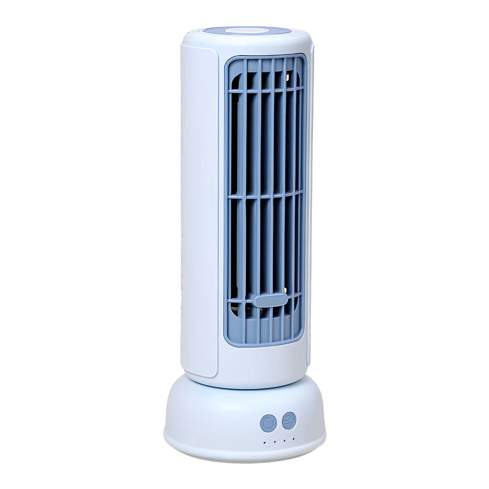 Desktop Mini Tower Fan with 3 Speeds & 90° Oscillation Desk Fan Quiet Cooling Fan Cooler Fan for Home Office Desktop Bedroom