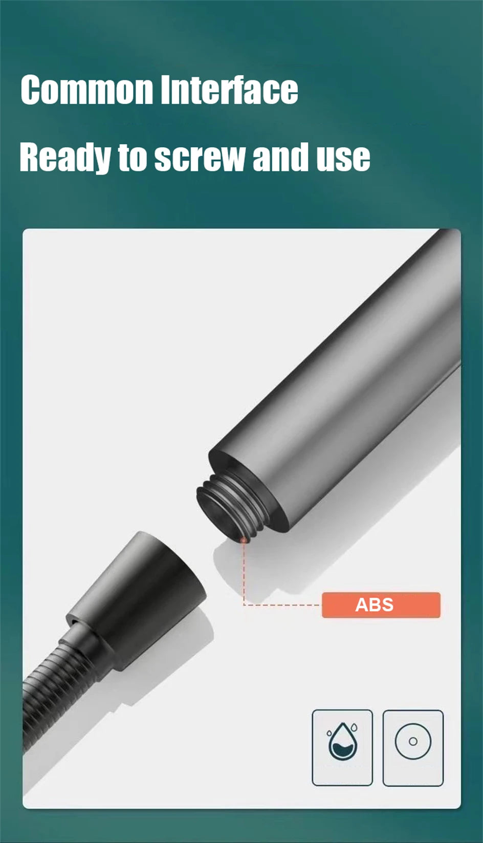 3 Modes Handheld Shower Head Filter Powerful Massage Spa High Pressure Water Saving Showerhead with ON/OFF Switch for Bathroom