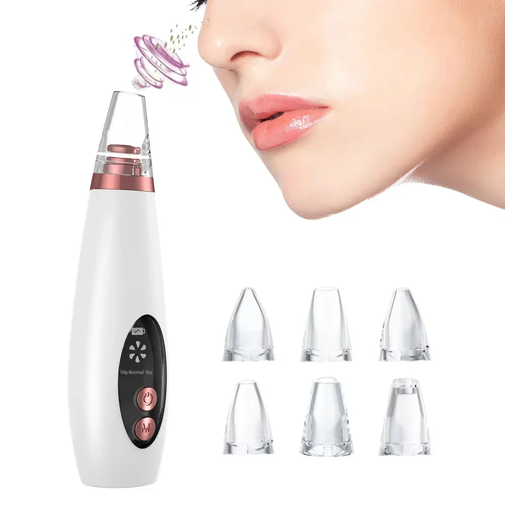 Blackhead Remover Pore Vacuum Electric Comedone Acne Extractor Kit Facial Pore Deep Cleaner USB Rechargeable Skin Care Tools