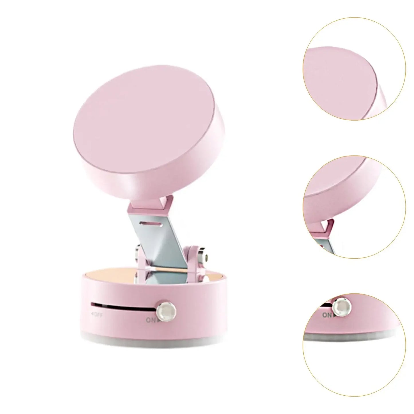 Generic Car Phone Holder Strong Vacuum Suction Simple Installation Phone Stand Phone Mount Adjustable Angle Professional