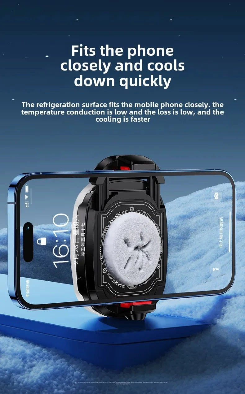 2025 TL16 Magnetic Phones Cooler Back-Clip 2 in 1 Game Cooler Semiconductor Fast Phone Cooling Fan for IOS Android Phone