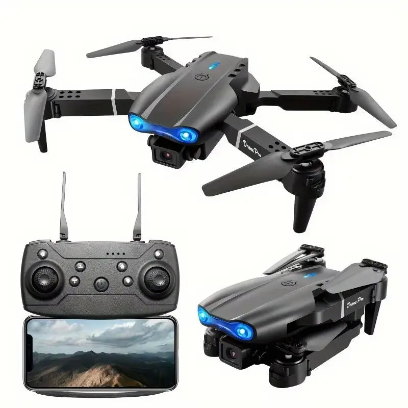 Dual Camera  E99Pro HD Drone with WiFi FPV Obstacle Avoidance Quadcopter Aerial Photography Professional