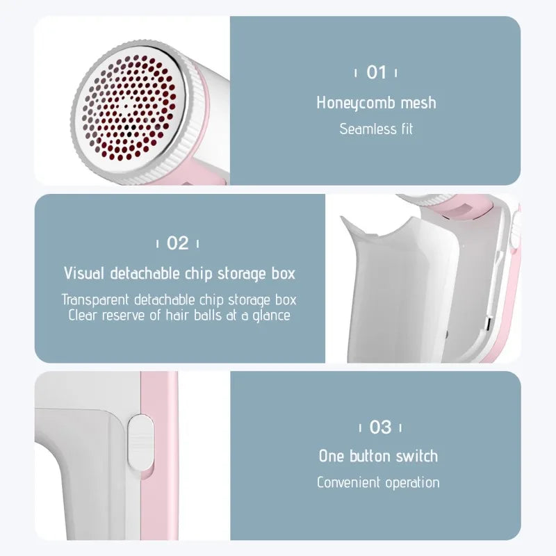 electric hair remover, USB rechargeable fabric shaver, Lint Remover Sweater Spool Machine Clothes Fuzz Pellet Trimmer Portable