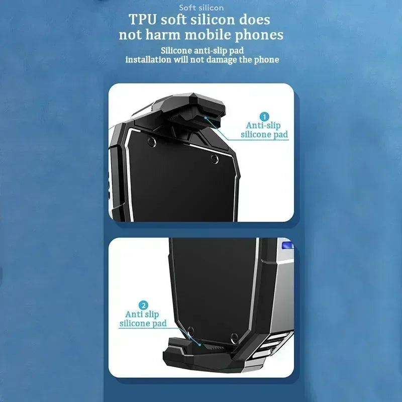 Magnetic Mobile Phone Cooling Radiator Fan Two Speed Adjustable Semiconductor Ice Sealed Radiator For IPhone Samsung Xiaomi