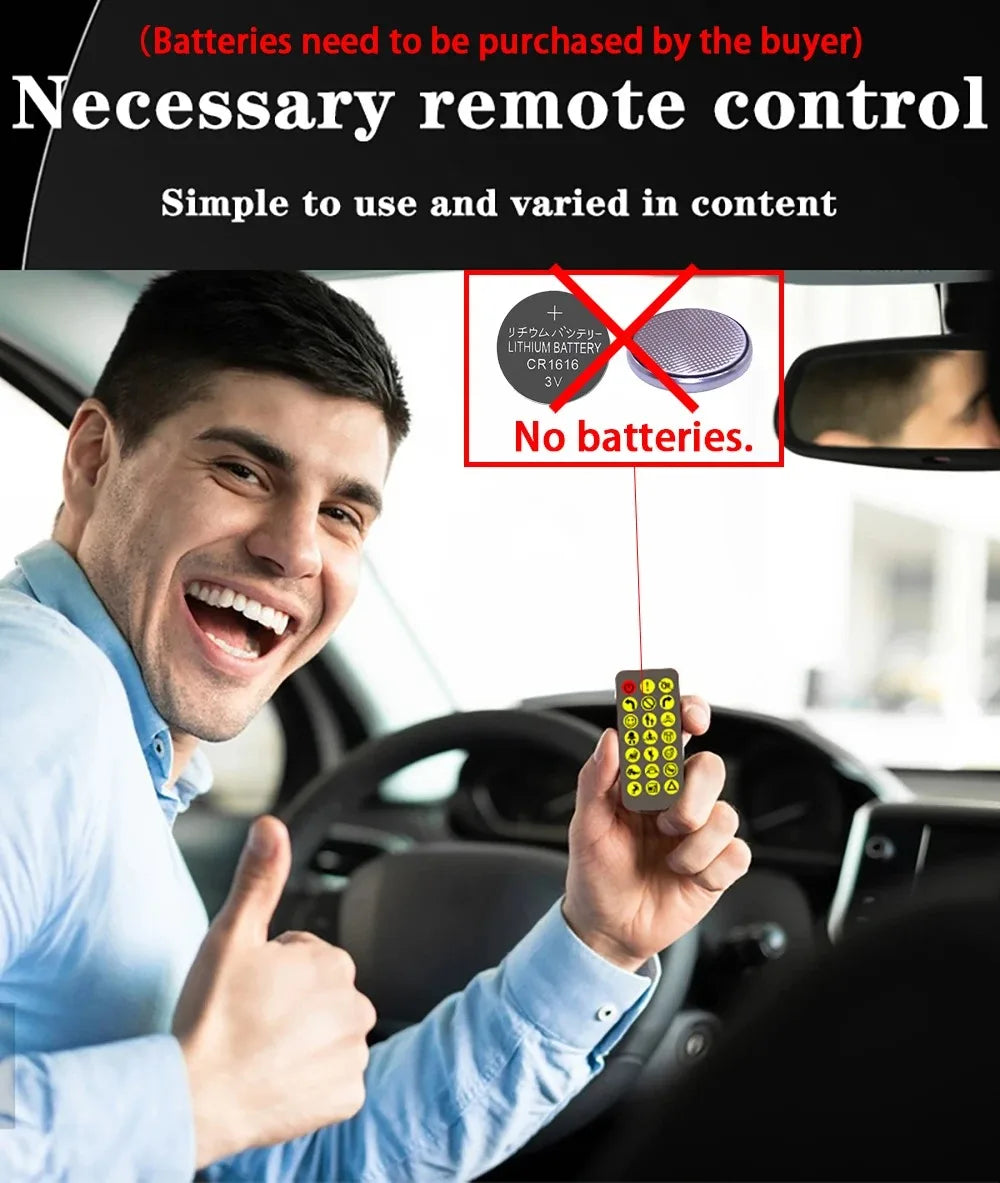 Demon Eyes Car LED Logo APP LED Matrix Pixel Panel Night Light DIY Programmable Flexible LED Display for Car Truck Accessorie