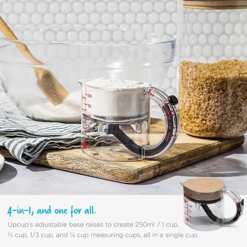 New 1-in-all Adjustable Measuring Cup