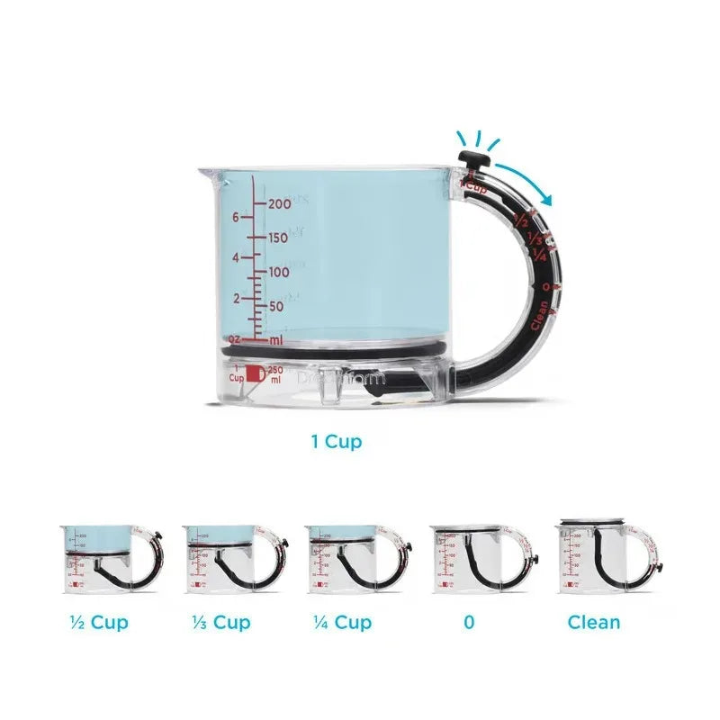 New 1-in-all Adjustable Measuring Cup