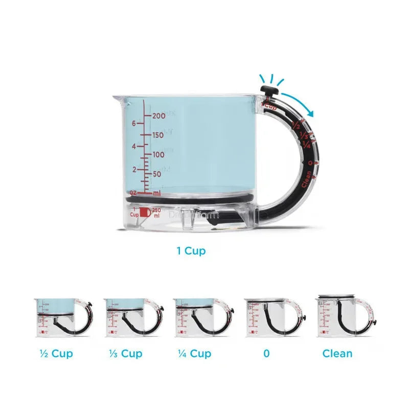 New 1-in-all Adjustable Measuring Cup