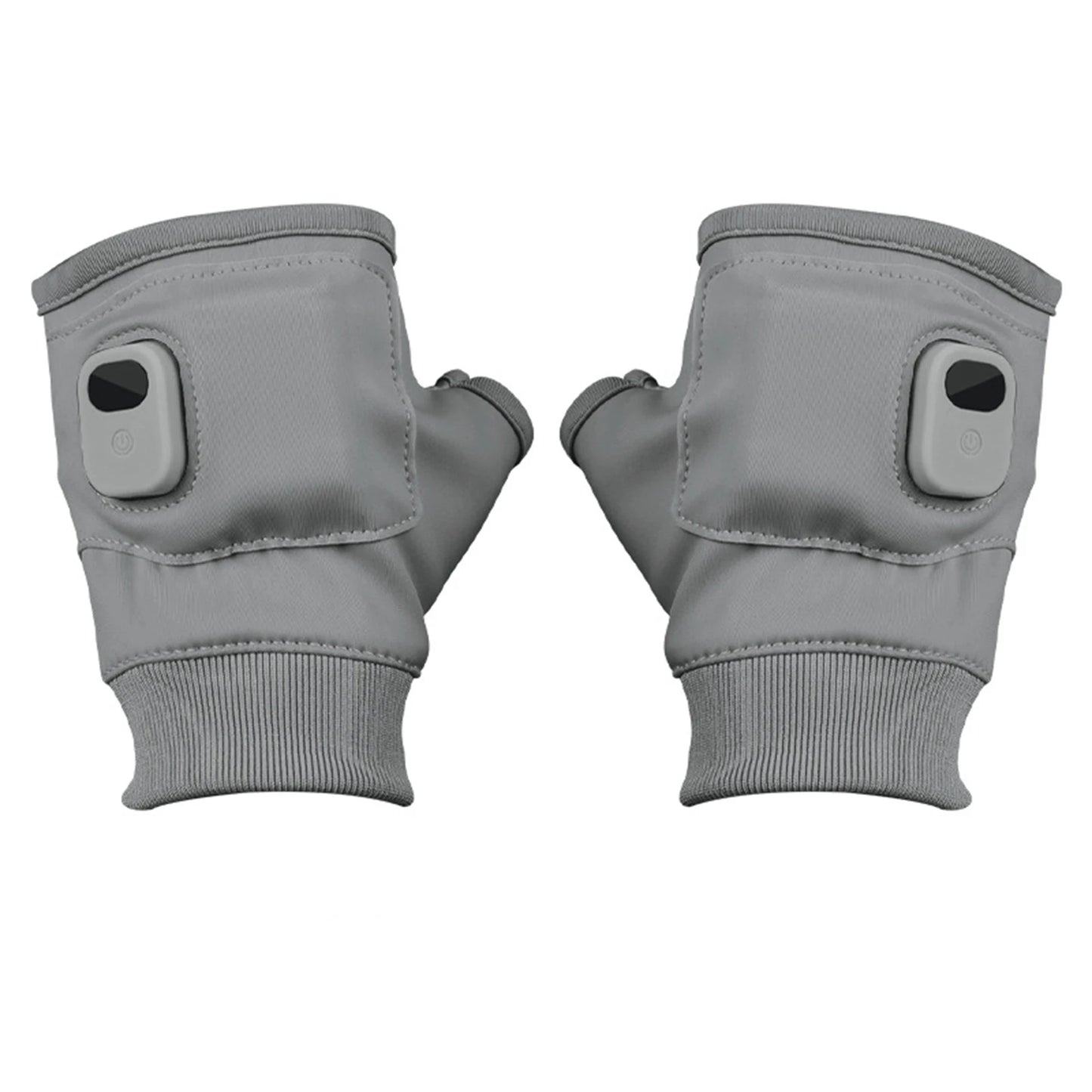 Electric Heated Gloves 360 Degree Heating Electric Thermal Gloves Fingerless Touchscreen for Outdoor Hiking Cycling