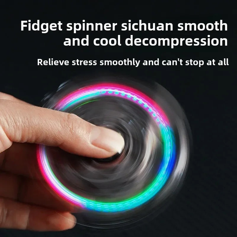 New Cool Gyro Folding Pistol Gas Lighter Fingertip Windproof Gift for Boyfriend Creative and Fun Decompression