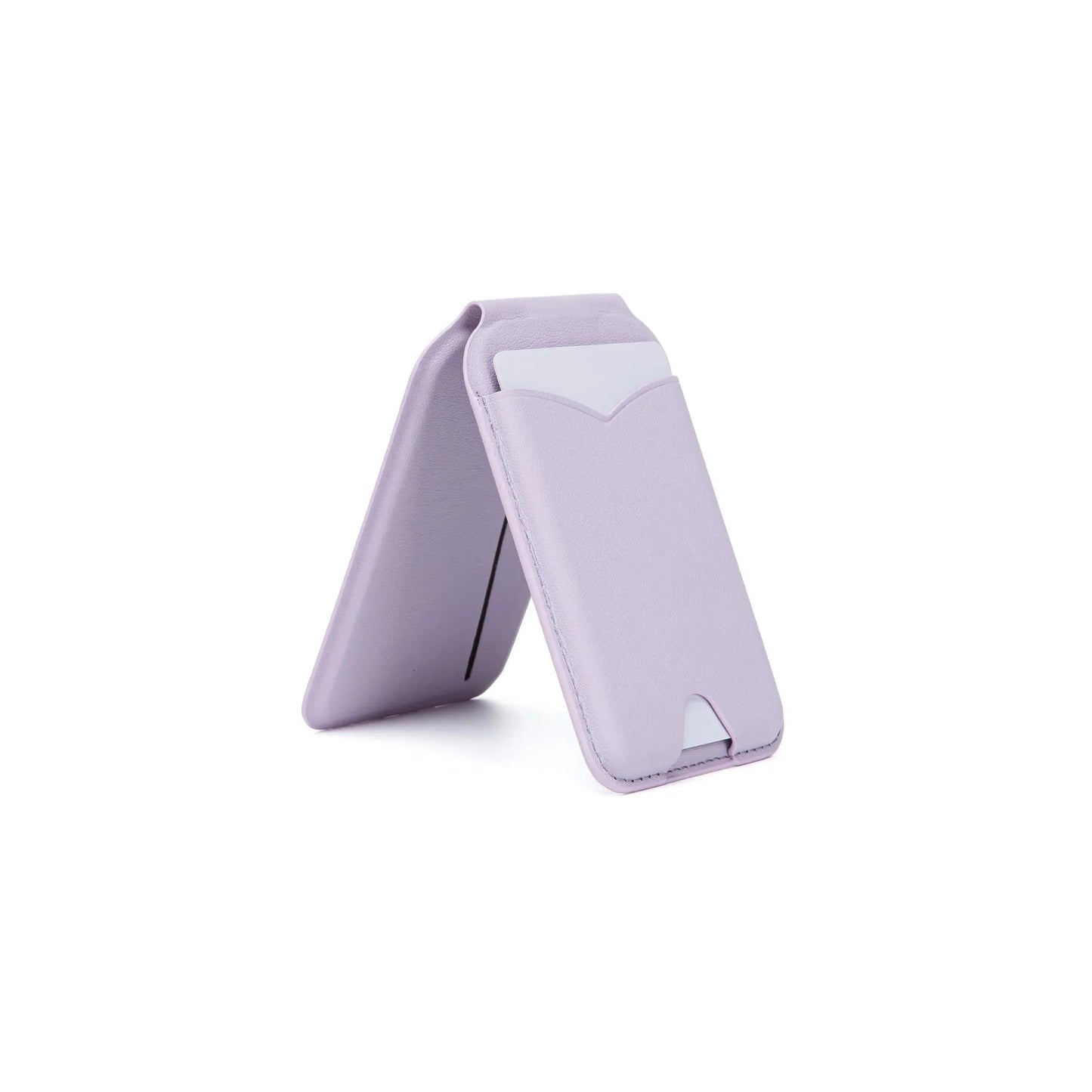 एप्पल आईफोन १६ १५ १४ १३ शृङ्खलाको लागि घुमाउने शाफ्ट मिरर र म्यागसेफ फोल्डिङ कार्ड झोलाको साथ चुम्बकीय होल्डर