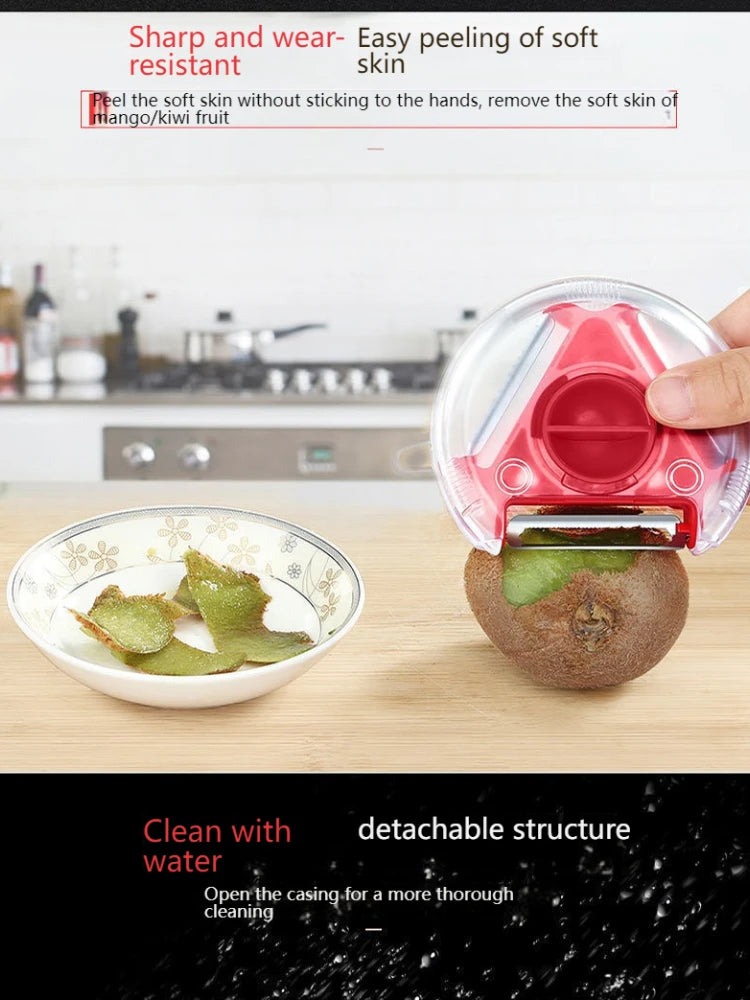 3 In 1 Multifunctional Peeler Vegetable Fruits Peeler Shredded Peeling Artifact Household Kitchen Tool Accessories