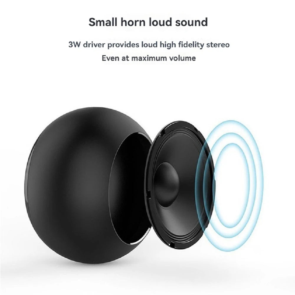 High Quality Wireless Bluetooth Speaker Portable Small Steel Gun Metal Heavy Subwoofer Outdoor New Mini Bluetooth Small Speaker