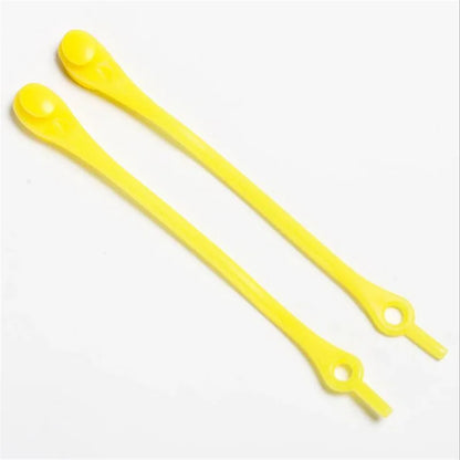 12pcs Silicone Shoelaces Round Elastic Shoe Laces Safety No Tie Shoelace For Men Women Children All Sneakers Fit Strap Shoe Laces
