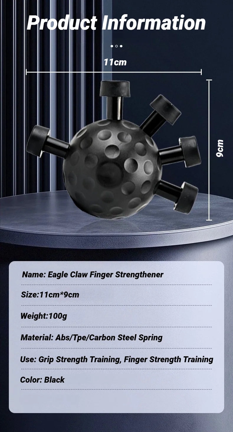 Finger Hand Strengthener Ergonomic Ball Gripper Exerciser Anti Slip For Musicians Athletes Strengthening Finger Exerciser