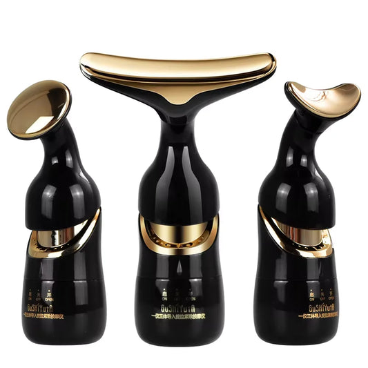 3 In 1 Facial Lifting Massager Electric Beauty Device for Neck Eye Face Beauty Skin Tightening Machine Anti Aging Skin Care