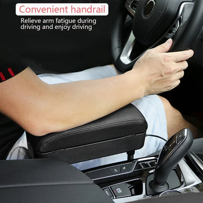 Car Armrest Box Elbow Support Adjustable Car Seat Gap Organizer Arm Rest Box for Cars Auto Accessories Armrest Cushion Universal