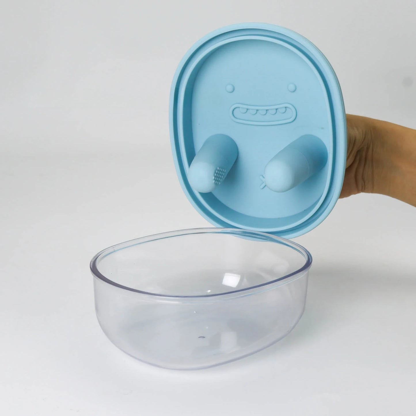 पोर्टेबल क्याम्पिङ कुकी स्न्याक भण्डारण बक्स बहुकार्यात्मक बाहिरी सिलिकन ढक्कन नन-स्टिक घरेलु भान्सा भण्डारण आयोजक