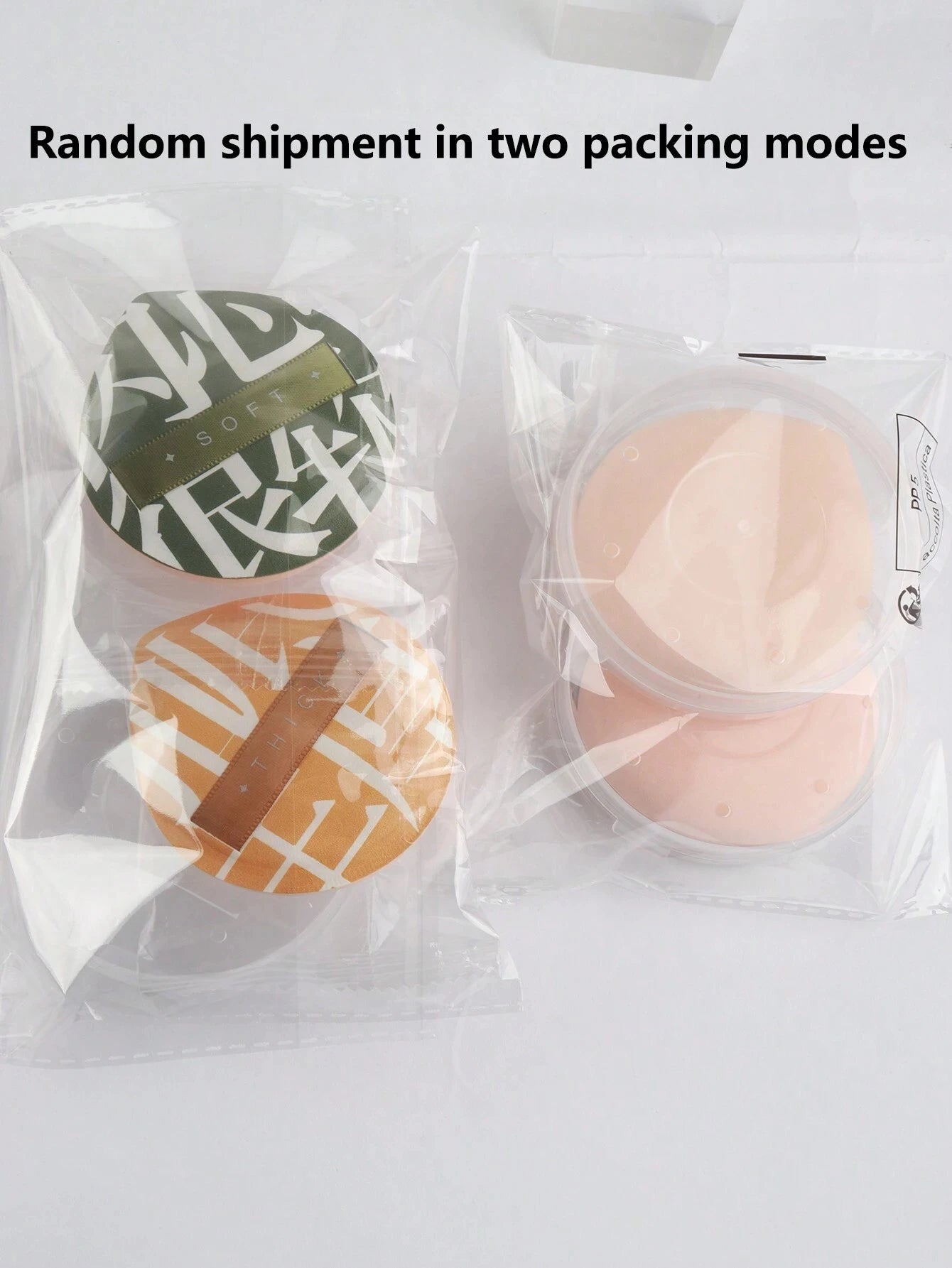 1/2Pcs Soft Non-Eating Foundation Sponge Puff, High Density & Bouncy, For More Flawless Makeup. Wet & Dry Available