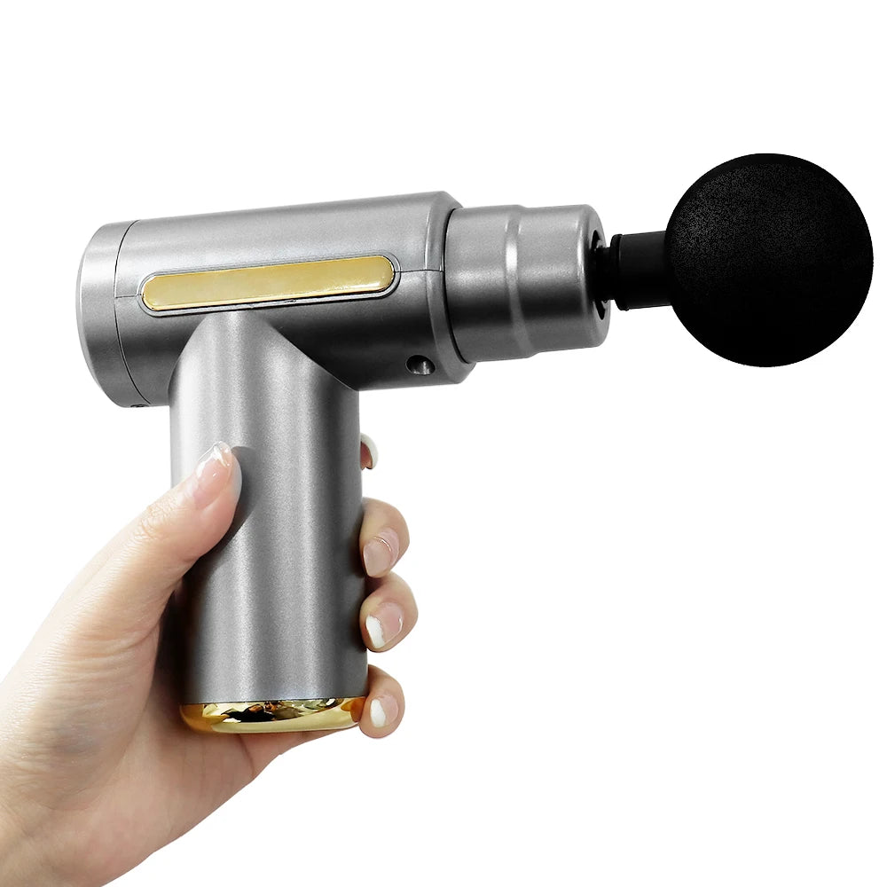 Mini Fascia Massage Gun Powerful Mini Deep Tissue Massage Gun for Muscle Recovery & Pain Relief with 4 Attachments