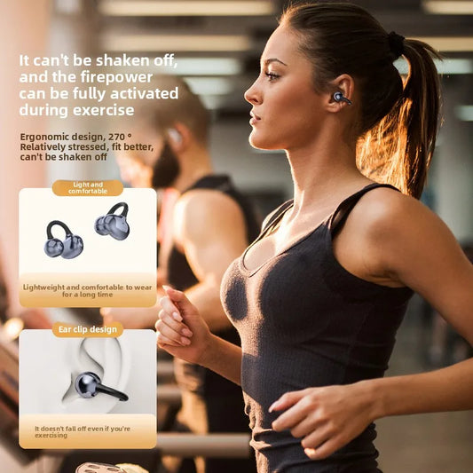 2025new arrival bluetooth headset s6 sports headset clip-on hit style non-in-ear wireless bluetooth headset