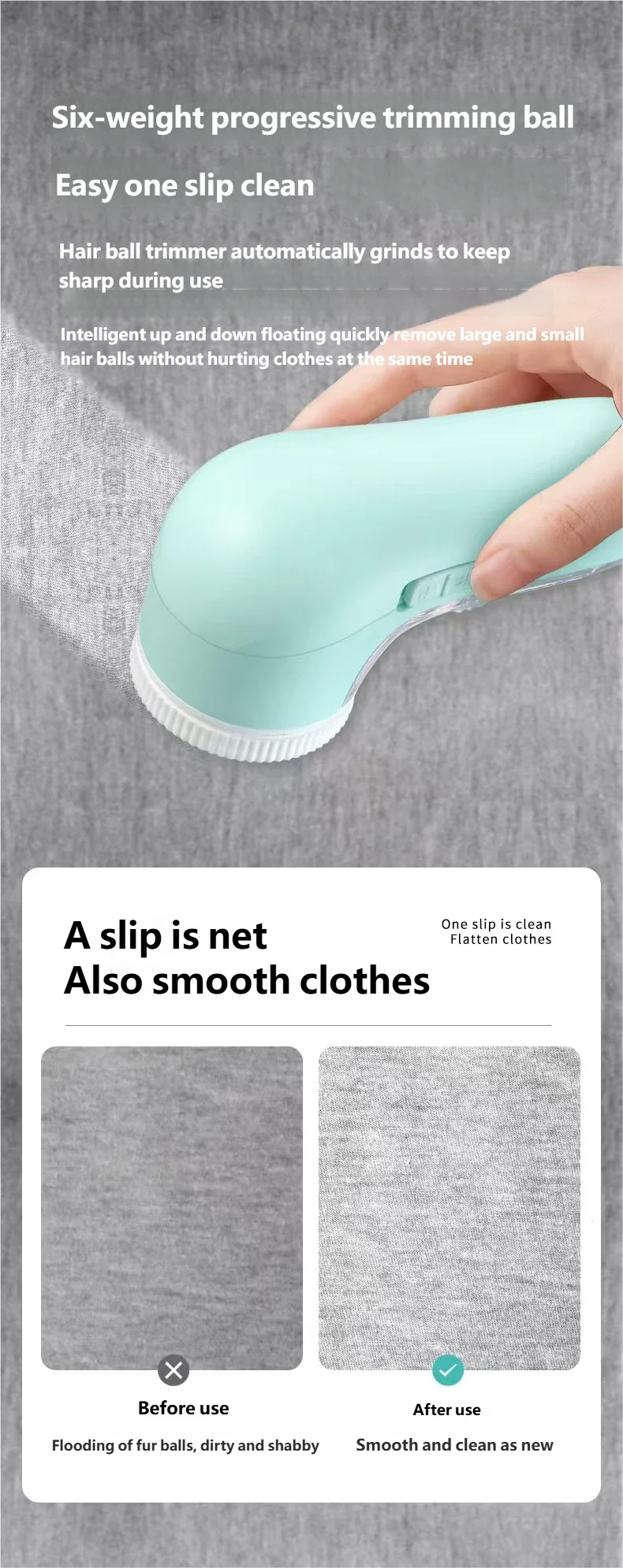 Electric Household Clothes Shaver Fabric Lint Remover Fuzz Electric Fluff Portable Brush blade Professional Lint Remover Trimmer