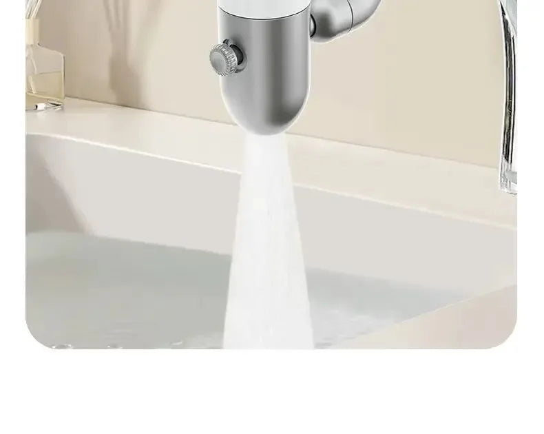 Universal swivel faucet extender Multi-function anti-splash adapter Face wash foaming filter basin water nozzle