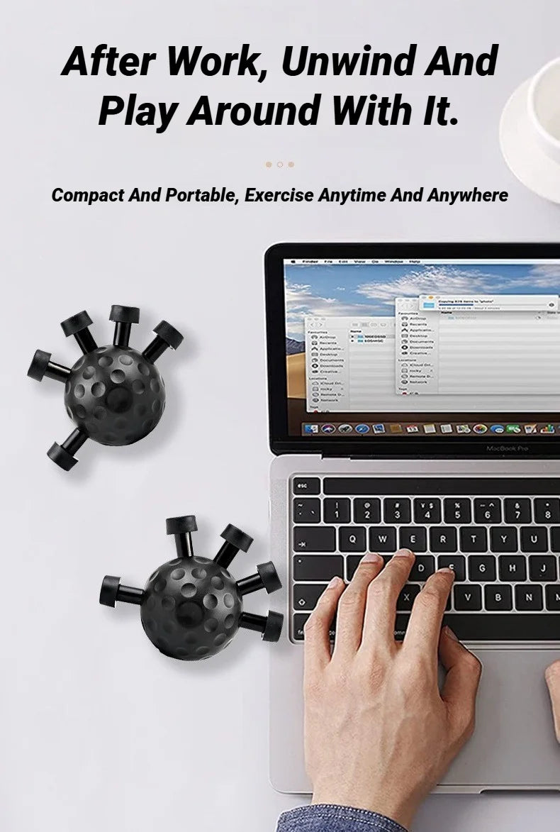 Finger Hand Strengthener Ergonomic Ball Gripper Exerciser Anti Slip For Musicians Athletes Strengthening Finger Exerciser